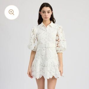 Tuckernuck White Lace Mini Dress